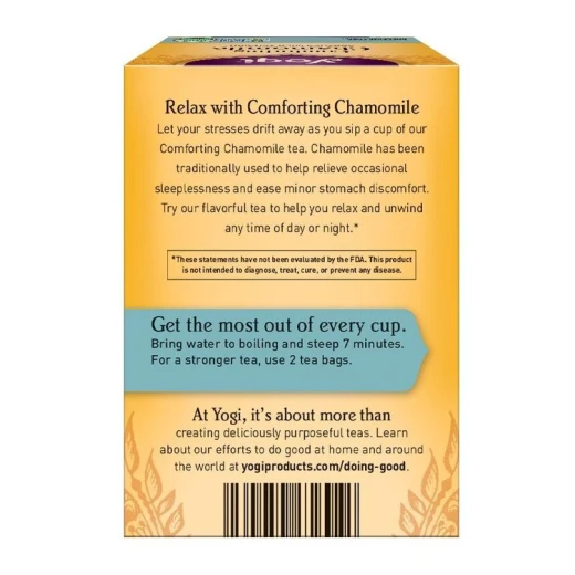Yogi Tea, Comforting Chamomile Tea 24g - يوجي - Image 2