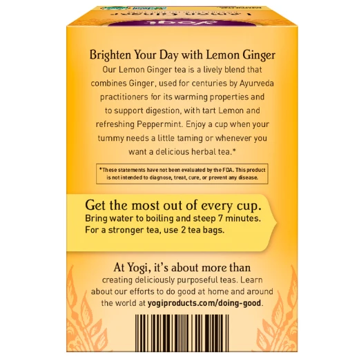 Yogi Tea, Lemon Ginger Tea 36 g - يوجي - Image 2
