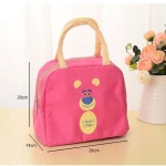 Lunch Bag For Kids - Pink Bear - جنيو ورلد