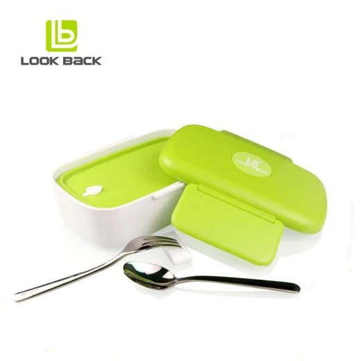 Look Back Lunch Box for Adults, Kids, 2 Layers, Leak Proof - لوك باك - Image 3