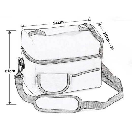 8L Cooler Bags Fit and Fresh Lunch Bag - Blue - جنيو ورلد - Image 3