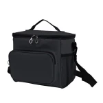 Kargou Cooler Lunch Bag Box - Black - كانغرو