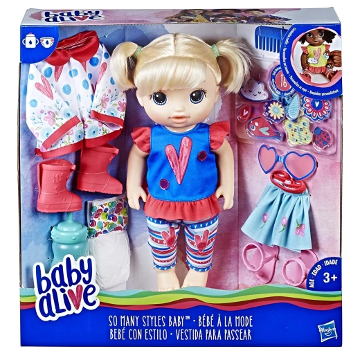 Baby Alive So Many Styles Baby (Blonde Straight Hair) Baby Alive So Many Styles Baby (Blonde Straight Hair)
