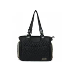 ColorLand Black Classic Baby Diaper Tote Maternity Bag - كولورلاند
