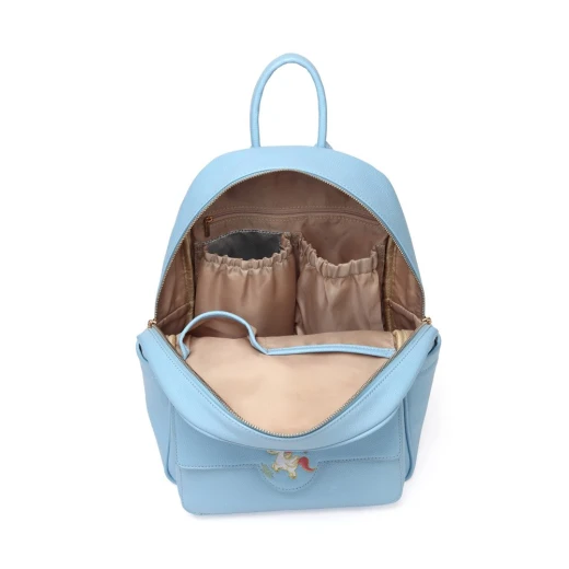Colorland Diaper Bag Fashion Multi functional Double Shoulder Unicorns Embroidered Mommy Bag - Blue - كولورلاند - Image 4