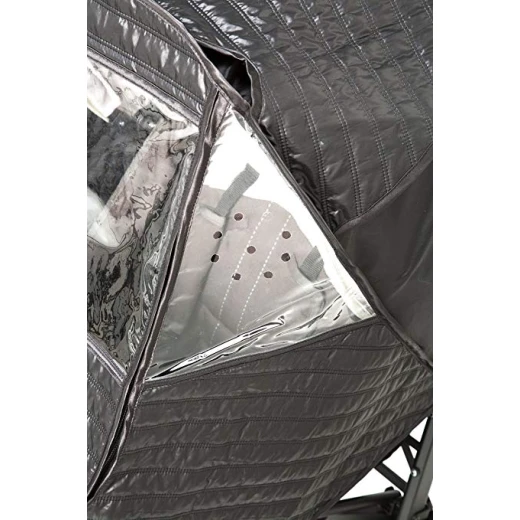 Chicco Childrens Baby Quilted Stroller Weather Shield Rain Cover - Grey - تشيكو - Image 4