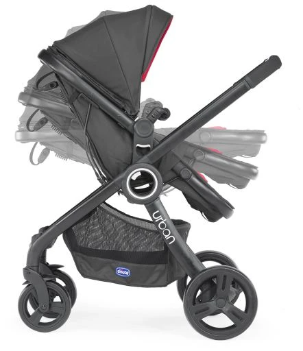 Chicco Urban Plus Crossover Stroller Body Only, Black - تشيكو - Image 3