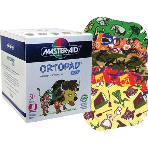 Master Aid Ortopad Boys Eye Patches - Junior Size (50 Per Box) - ماستر ايد - Image 3