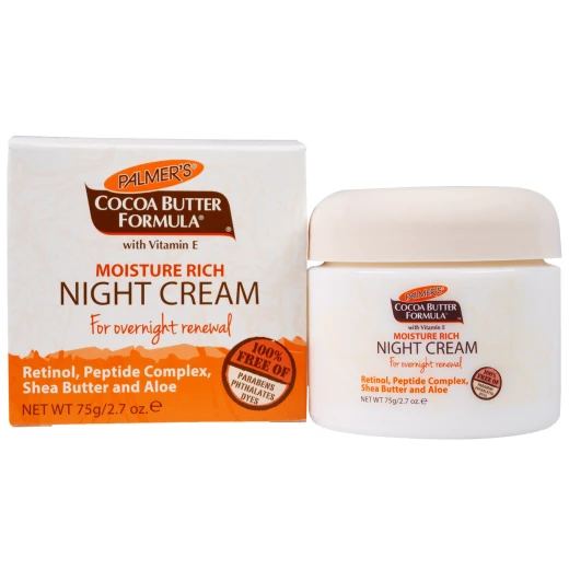 Palmer's Cocoa Butter Formula Moisture Rich Night Cream, 75g Palmer's Cocoa Butter Formula Moisture Rich Night Cream, 75g