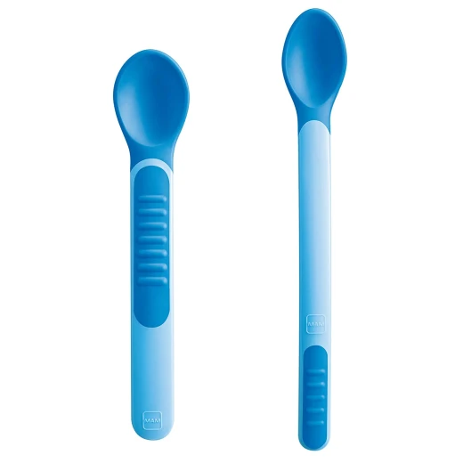 MAM Heat Sensitive Feeding Spoons and Cover - أخضر - ام اند ام - Image 3
