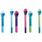 MAM Heat Sensitive Feeding Spoons and Cover - أخضر - ام اند ام