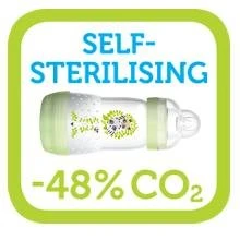 MAM Easy Start Self Sterilising Anti-Colic Bottle, Medium Flow (Designs May Vary) - 260 ml - أزرق - ام اند ام - Image 6