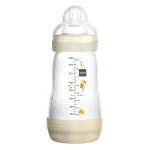 MAM Easy Start Self Sterilising Anti-Colic Bottle, Medium Flow (Designs May Vary) - 260 ml - أزرق - ام اند ام