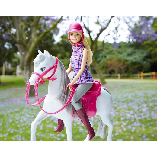 Barbie Doll & Horse with Removable Accessories - باربي - Image 3