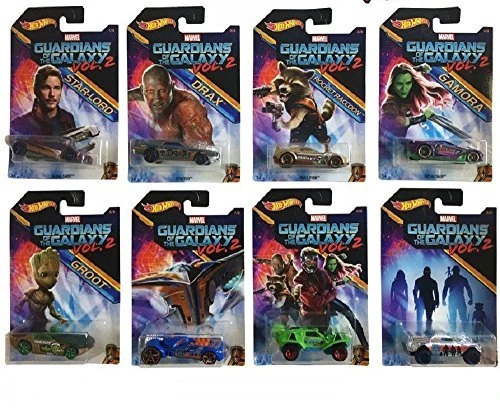 Hot Wheels - 2017 Guardians of the Galaxy Vol. 2 Bundle Set of 8 Die-Cast Vehicles Hot Wheels - 2017 Guardians of the Galaxy Vol. 2 Bundle Set of 8 Die-Cast Vehicles