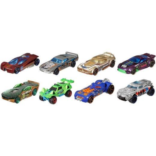 Hot Wheels - 2017 Guardians of the Galaxy Vol. 2 Bundle Set of 8 Die-Cast Vehicles - هوت ويلز - Image 2