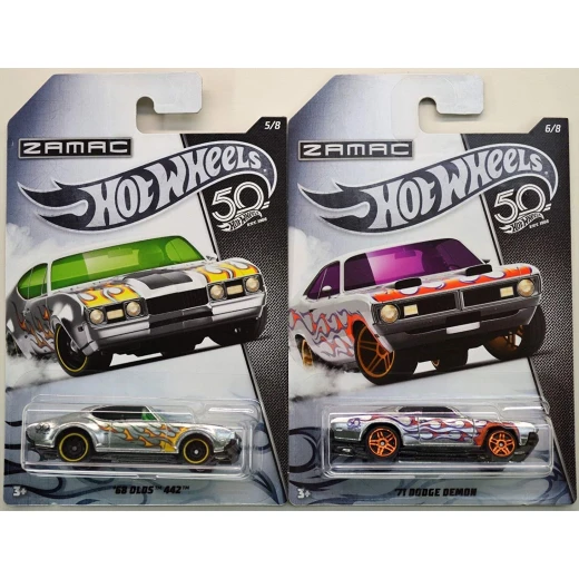 Hot Wheels - 50th Anniversary Zamac Diecast Vehicles - 1 Pack - Assorted - هوت ويلز - Image 4