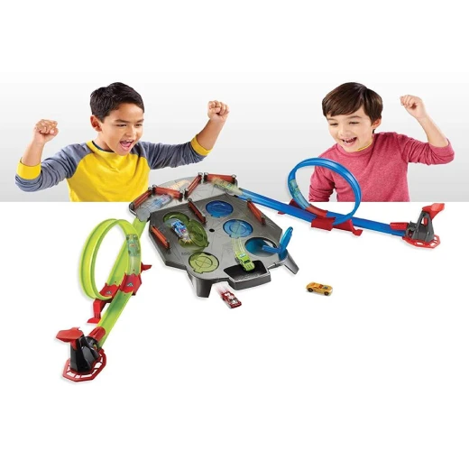 Hot Wheels  Rebound Raceway Connectable Loops Track Set - هوت ويلز - Image 5