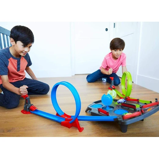Hot Wheels  Rebound Raceway Connectable Loops Track Set - هوت ويلز - Image 4