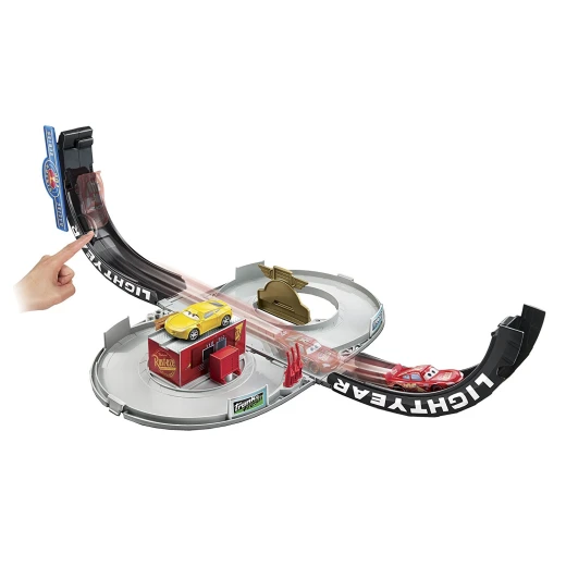 Disney - Pixar Cars 3 Piston Cup Portable Playset, Toy Car Storage - ديزني - Image 3