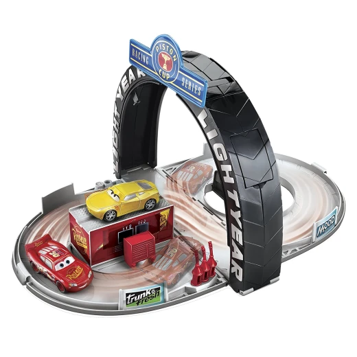 Disney - Pixar Cars 3 Piston Cup Portable Playset, Toy Car Storage - ديزني - Image 4