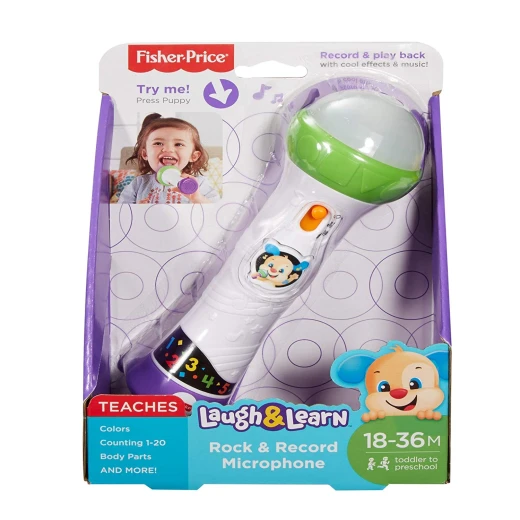 Fisher-Price Laugh and Learn Rock and Record Microphone Fisher-Price Laugh and Learn Rock and Record Microphone