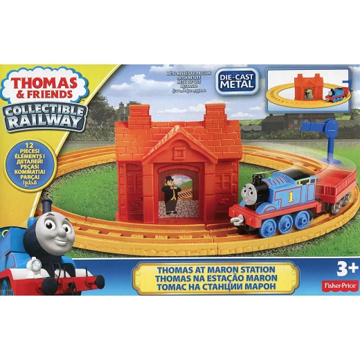Thomas & Friends Railway - Thomas At Maron Station Die-Cast Train Starter Set Thomas & Friends Railway - Thomas At Maron Station Die-Cast Train Starter Set