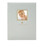 PearHead Baby Book Signature Line, Gray - بيرهيد