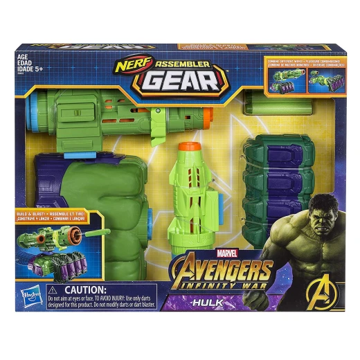 Avengers Infinity War Nerf Hulk Assembler Gear Avengers Infinity War Nerf Hulk Assembler Gear