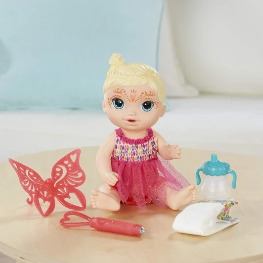 Baby Alive Doll - Face Paint Fairy Blonde Drawing Accessories Toy - بيبي ألايف - Image 11