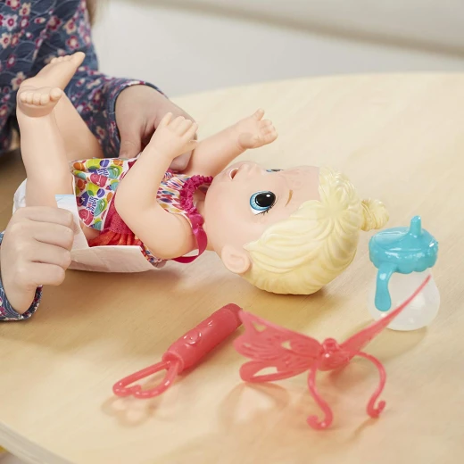 Baby Alive Doll - Face Paint Fairy Blonde Drawing Accessories Toy - بيبي ألايف - Image 10
