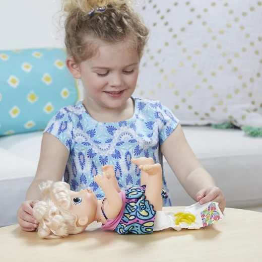 Baby Alive Snackin Noodles Baby Blonde - بيبي ألايف - Image 4
