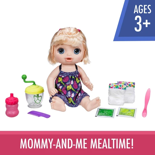 Baby Alive Sweet Spoonfuls Baby Doll Girl-Blonde Hair - بيبي ألايف - Image 6