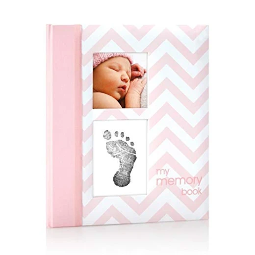 PearHead My Memory Baby Book Chevron, Pink PearHead My Memory Baby Book Chevron, Pink