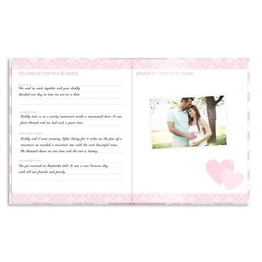 PearHead My Memory Baby Book Chevron, Pink - بيرهيد - Image 7