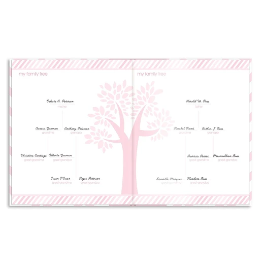 PearHead My Memory Baby Book Chevron, Pink - بيرهيد - Image 5