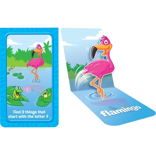 School Zone Animal Alphabet Pop-Up Flash Cards - سكول زون - Image 3