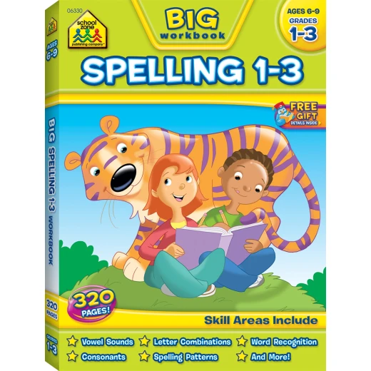 School Zone - BIG Spelling Grades 1-3 Workbook School Zone - BIG Spelling Grades 1-3 Workbook