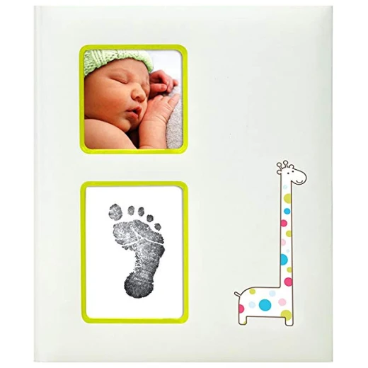 Pearhead Giraffe Baby Memory Book, Ivory Pearhead Giraffe Baby Memory Book, Ivory