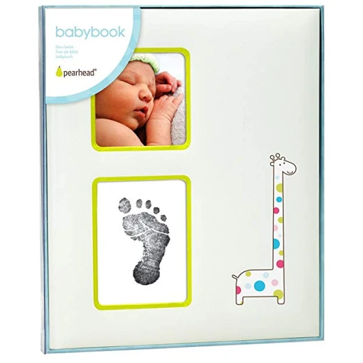 Pearhead Giraffe Baby Memory Book, Ivory - بيرهيد - Image 8