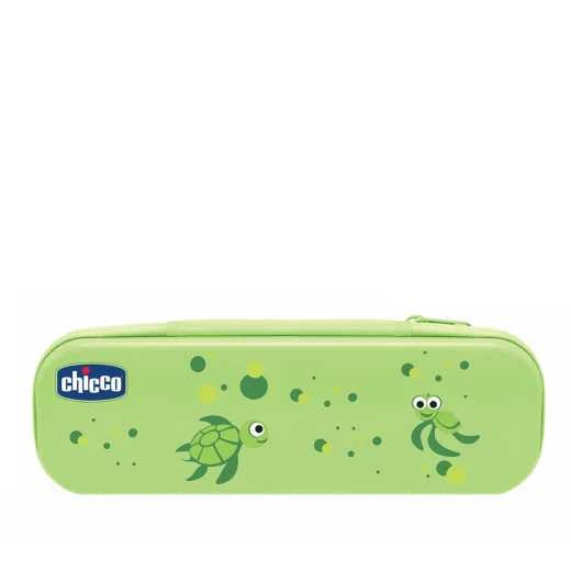Chicco Oral Set Without Fluoride, Green - تشيكو - Image 2