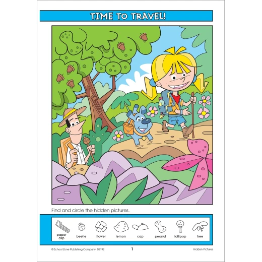 School Zone - Pictures Discovery Activity Zone Ages 5-Up - سكول زون - Image 2