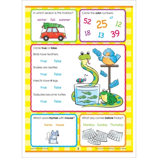 School Zone - Little Thinkers ages 6-7 skill areas include - سكول زون - Image 3