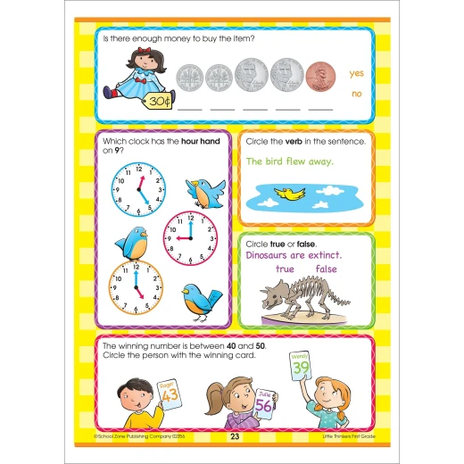 School Zone - Little Thinkers ages 6-7 skill areas include - سكول زون - Image 5