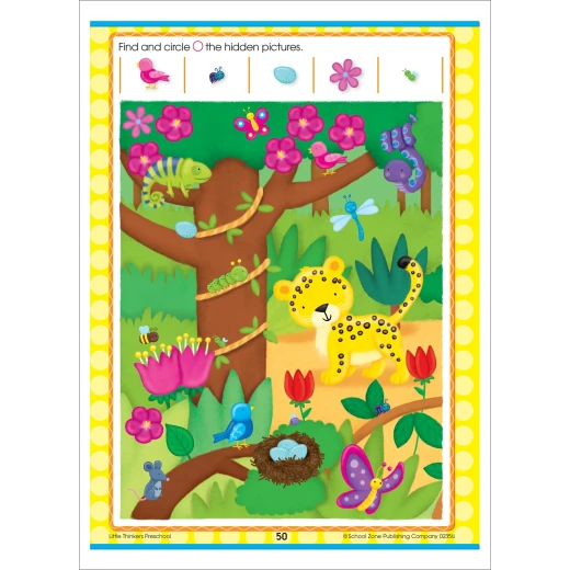 School Zone - Little Thinkers: Preschool Deluxe Edition Workbook - سكول زون - Image 2