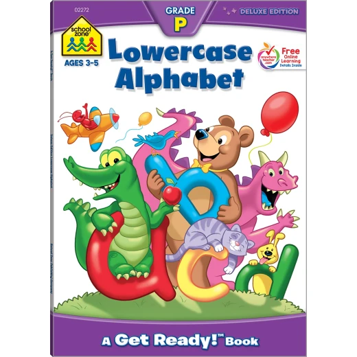 School Zone - Lowercase Alphabet Deluxe Edition Workbook School Zone - Lowercase Alphabet Deluxe Edition Workbook
