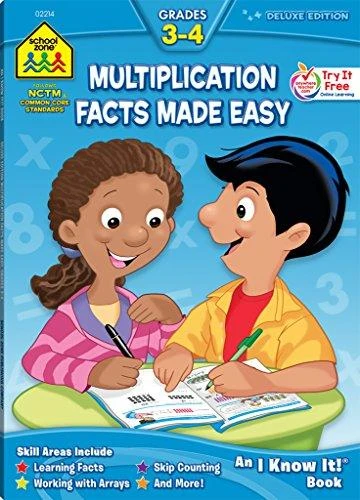 School Zone - Multiplication Facts Made Easy 3-4 - سكول زون