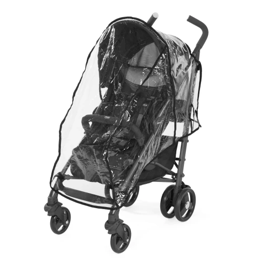 Chicco Pushchair Lite Way Stroller, Jet Black - تشيكو - Image 5