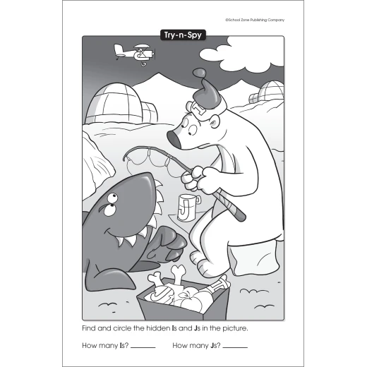 School Zone - My First Try & Spy - Little Busy Book - سكول زون - Image 4