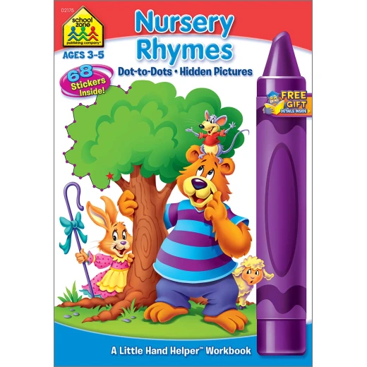 School Zone - Nursery Rhymes - Dot-to-Dots & Hidden Pictures Workbook School Zone - Nursery Rhymes - Dot-to-Dots & Hidden Pictures Workbook